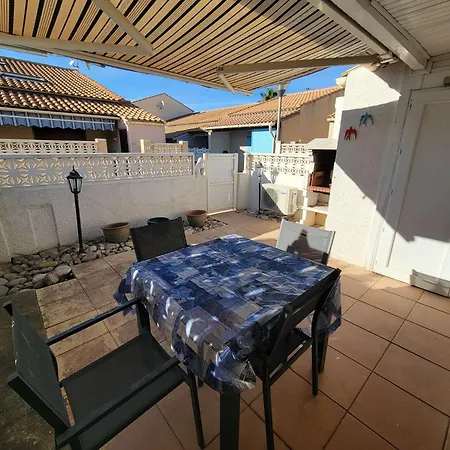 Jolie Maison D'angle Renovee , 5 Personnes, Sejour Climatise, Avec Piscine Commune , A 400 M De La De Lrjp132 Villa Portiragnes