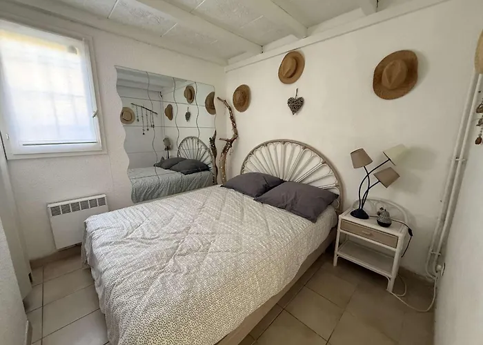 Villa Jolie Maison D'angle Renovee , 5 Personnes, Sejour Climatise, Avec Piscine Commune , A 400 M De La De Lrjp132 Portiragnes
